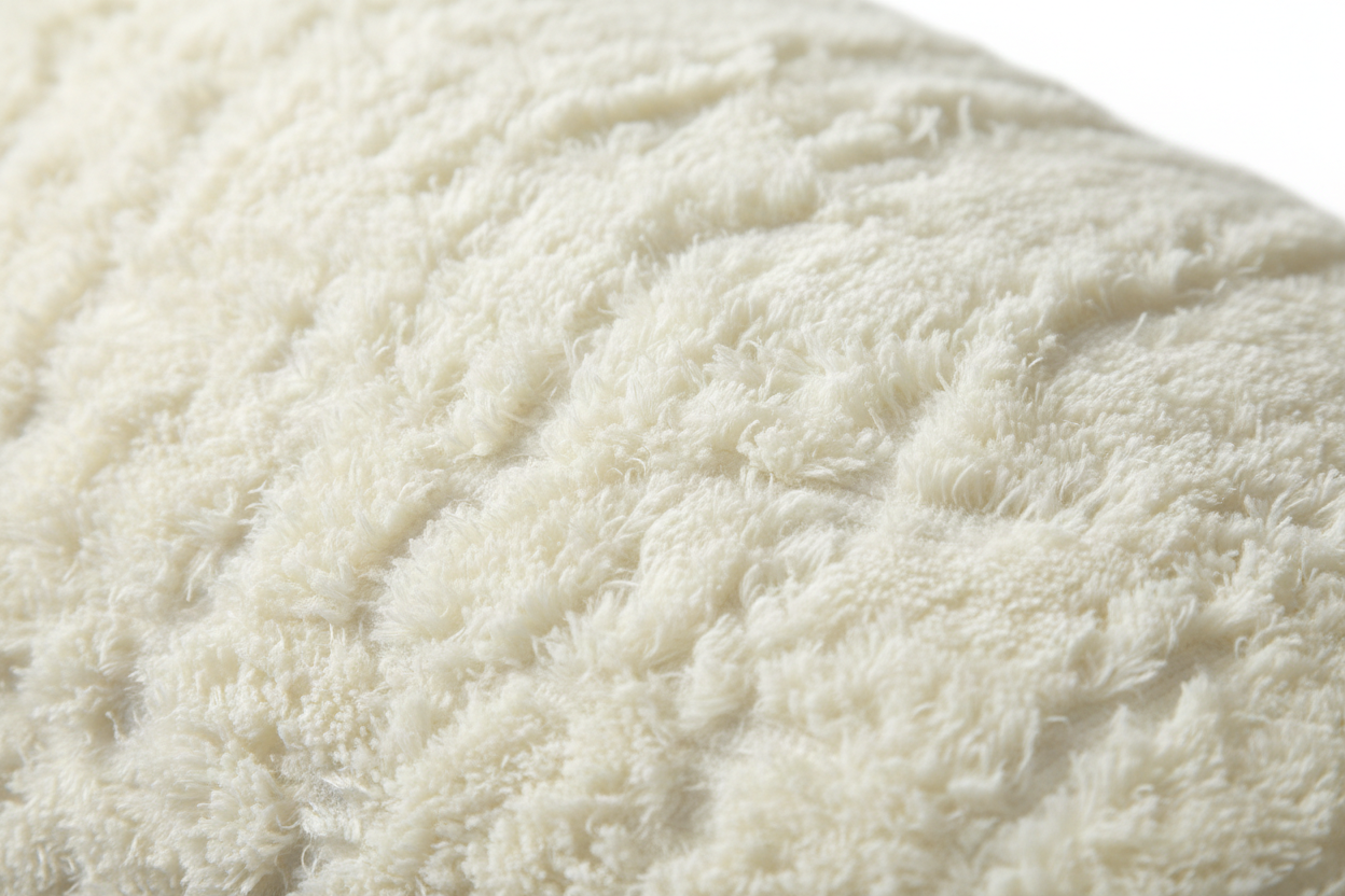 Plush Microfiber Pillow texture close-up
