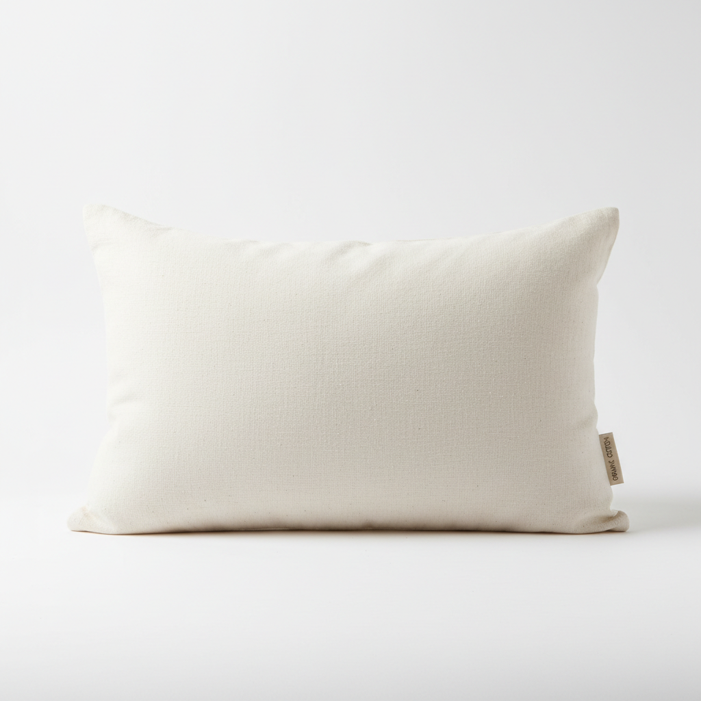 Organic Cotton Pillow front view