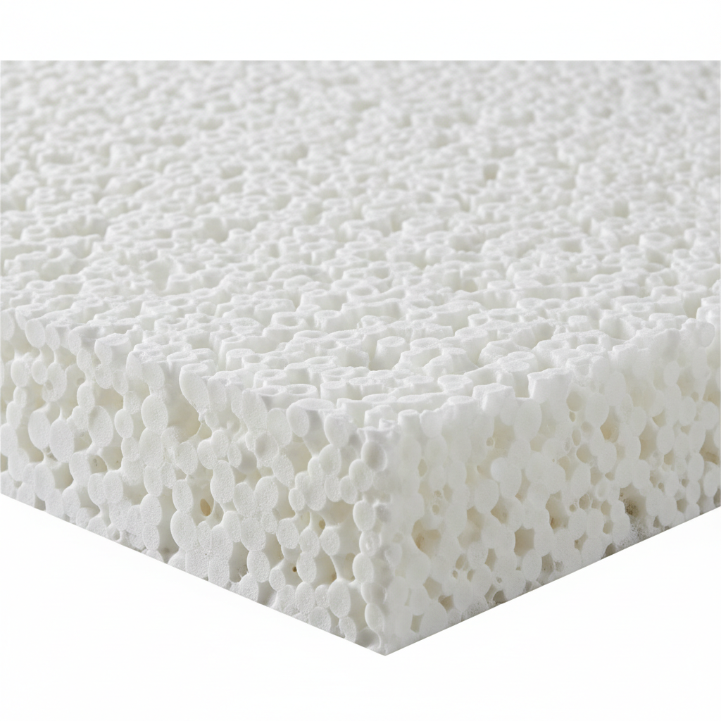 Natural Talalay Latex Topper King open-cell foam structure detail