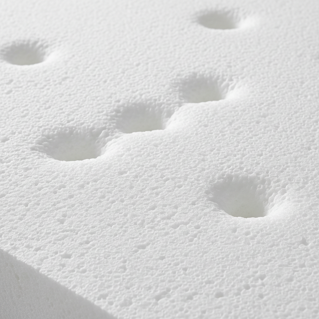 Memory Foam Mattress Topper texture close-up