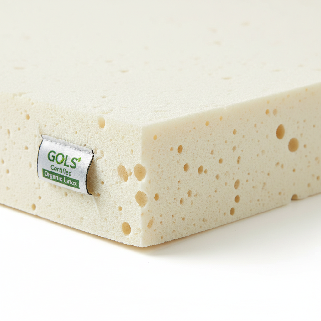 Organic Latex Mattress Topper Queen latex pinhole structure detail