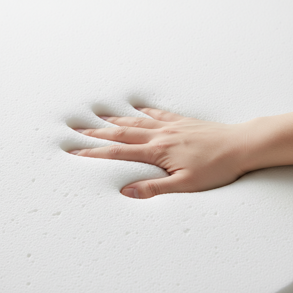 Memory Foam Mattress Topper Queen pressure relief detail