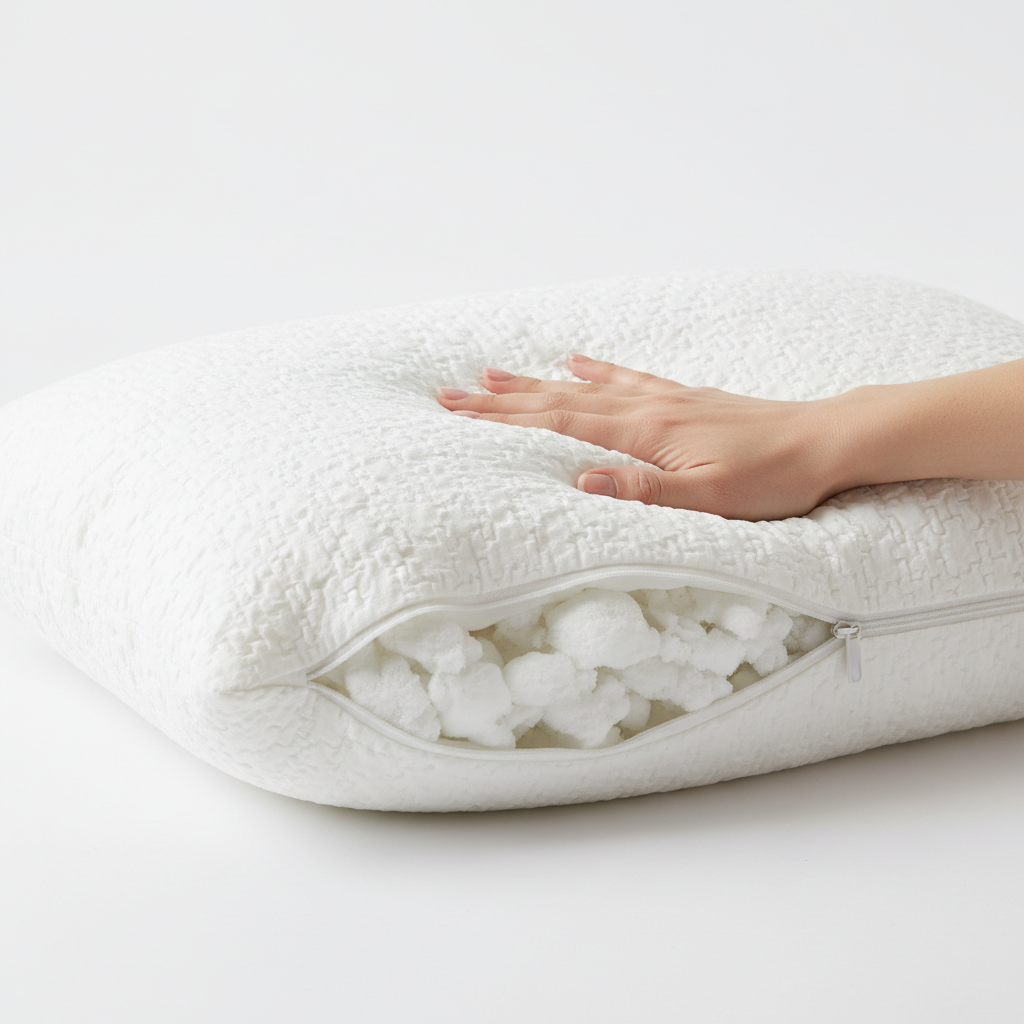 Shredded Memory Foam Pillow front view