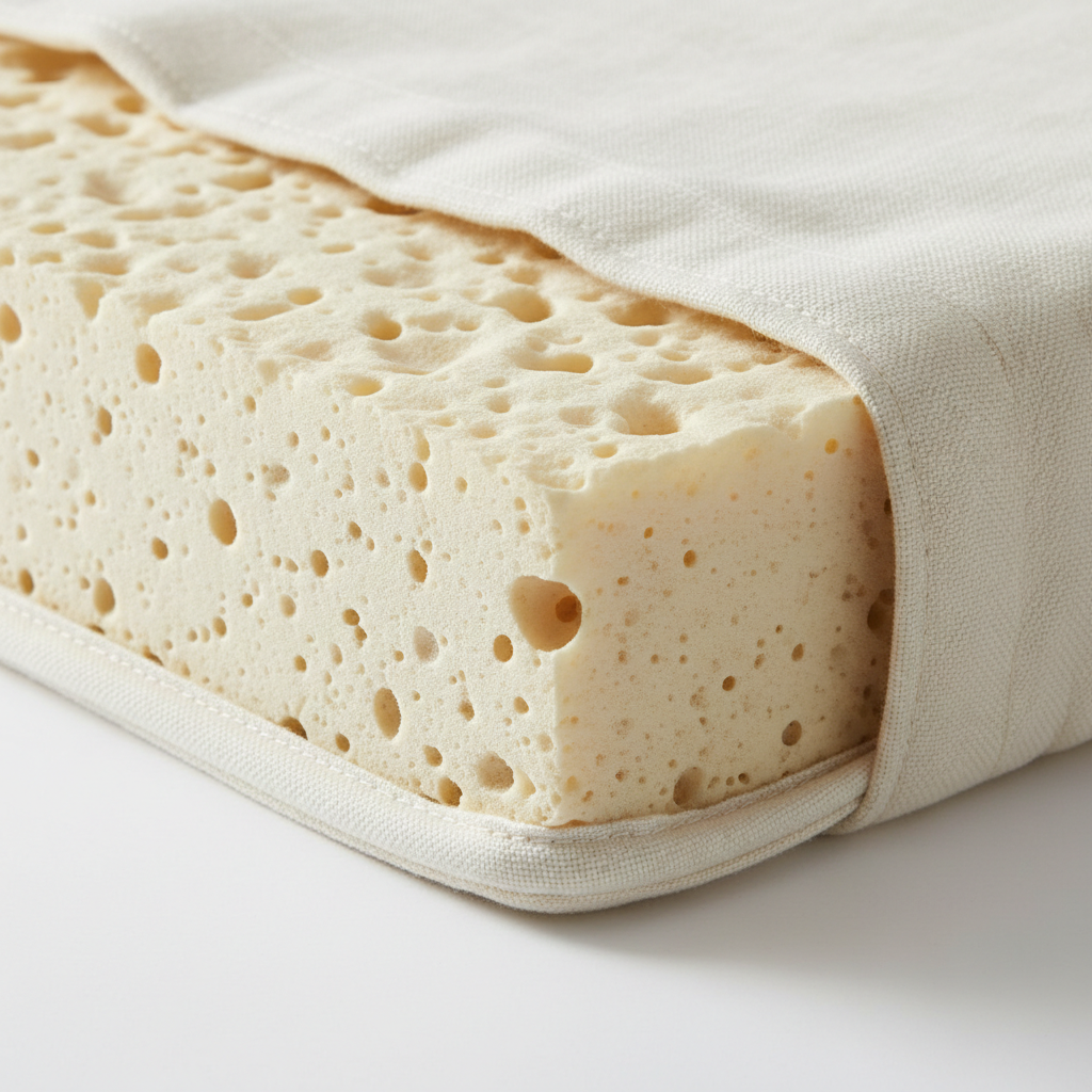 Organic Latex Mattress Topper King latex edge detail