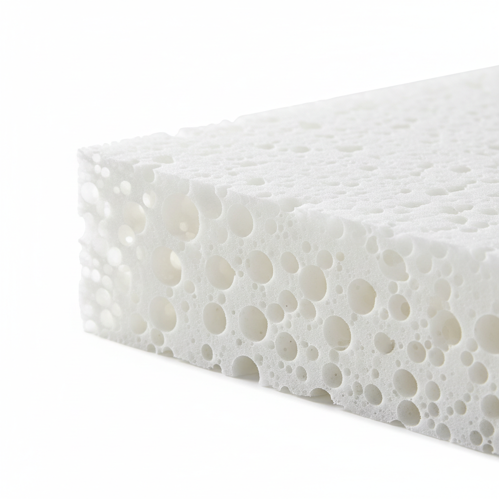 Natural Talalay Latex Topper Queen open-cell structure detail